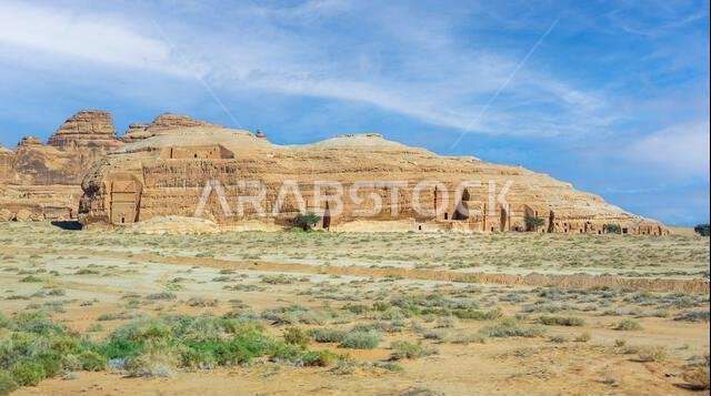 جبل البنات مجموعة المقابر النبطية، الحجر، العلا، المملكة العربية السعودية