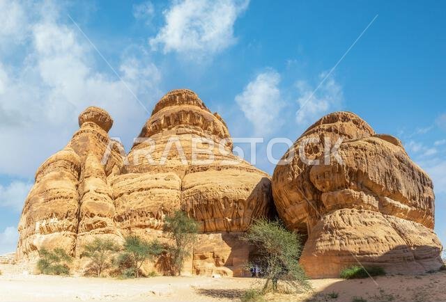 Jabal Ithlib hidden nabataean cave, Al Ula, Saudi Arabia