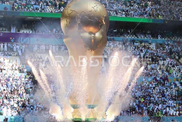 Lusail, Qatar, 22, November, 2022. Aperture during the match between Argentina National Team vs. Saudi Arabia National Team, Match 8 Fifa World Cup Qa