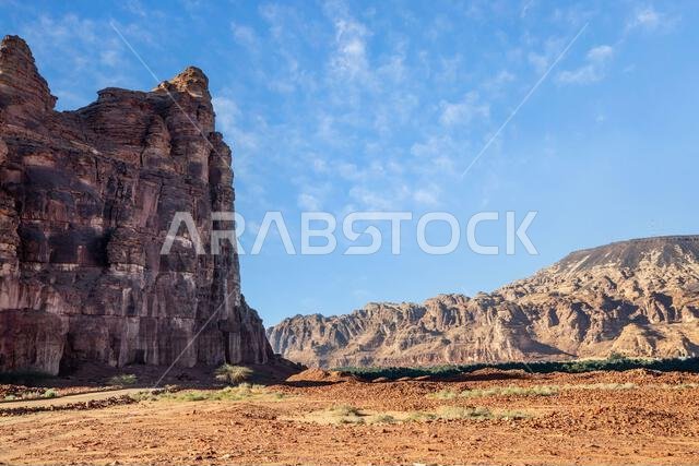 Desert erosion formations near Dadan tombs, Al Ula, Madain Salih, Saudi Arabia8
