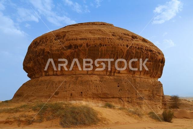 Al Ula old city , Saudi Arabia - The Nabataeans or Nabateans Tombs Civilization in Madain Saleh in Al Ula