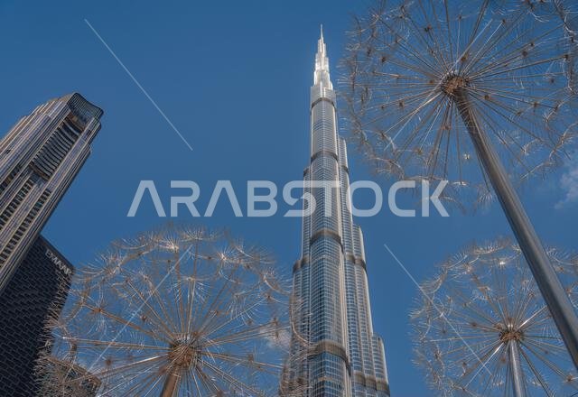 20 March 2023, Dubai, UAE: Burj Khalifa known as the Burj Dubai prior to its inauguration in 2010 is skyscraper in Dubai, United Arab Emirates. It is