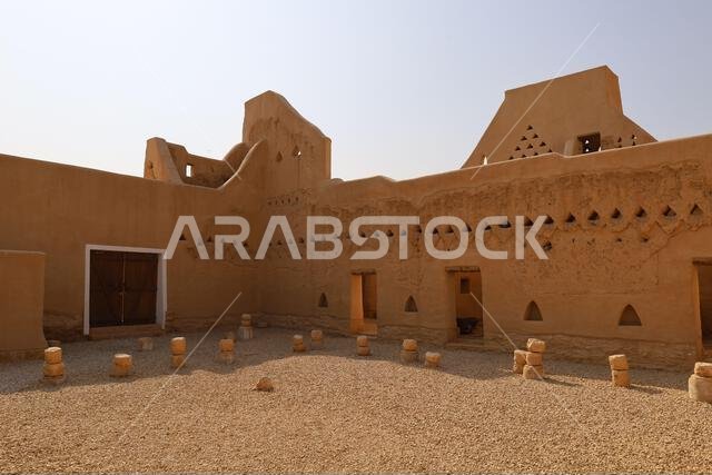 Al Diriyah old capital . Riyadh Saudi Arabia - Diriyah ruins - Saudi culture. National day