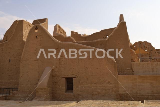 Al Diriyah old capital . Riyadh Saudi Arabia - Diriyah ruins - Saudi culture. National day