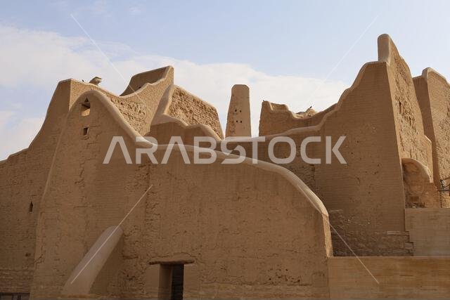 Al Diriyah old capital . Riyadh Saudi Arabia - Diriyah ruins - Saudi culture. National day