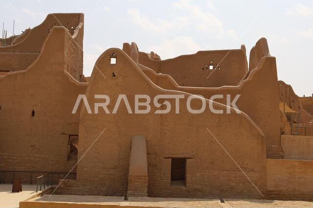 Al Diriyah old capital . Riyadh Saudi Arabia - Diriyah ruins - Saudi culture. National day