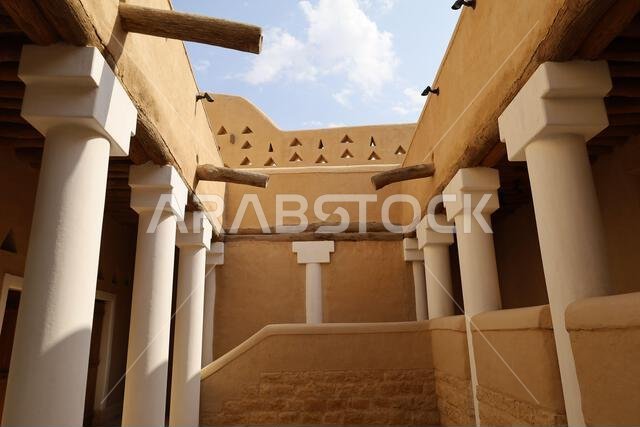 Al Diriyah old capital . Riyadh Saudi Arabia - Diriyah ruins - Saudi culture. National day
