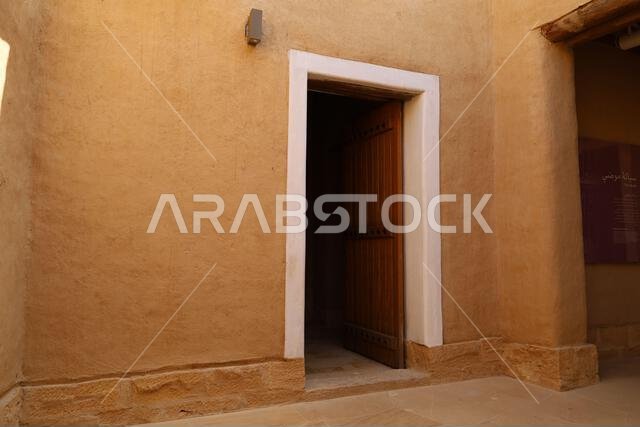 Al Diriyah old capital . Riyadh Saudi Arabia - Diriyah ruins - Saudi culture. National day