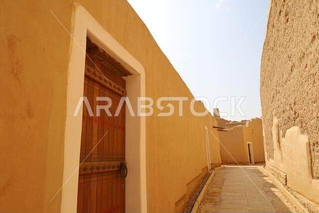 Al Diriyah old capital . Riyadh Saudi Arabia - Diriyah ruins - Saudi culture. National day