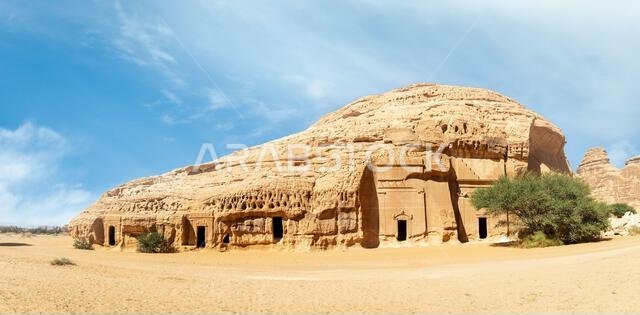 مجمع جبل البنات للمقابر النبطية، الهجرة، العلا، المملكة العربية السعودية
