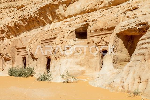 مجمع جبل البنات للمقابر النبطية، الهجرة، العلا، المملكة العربية السعودية