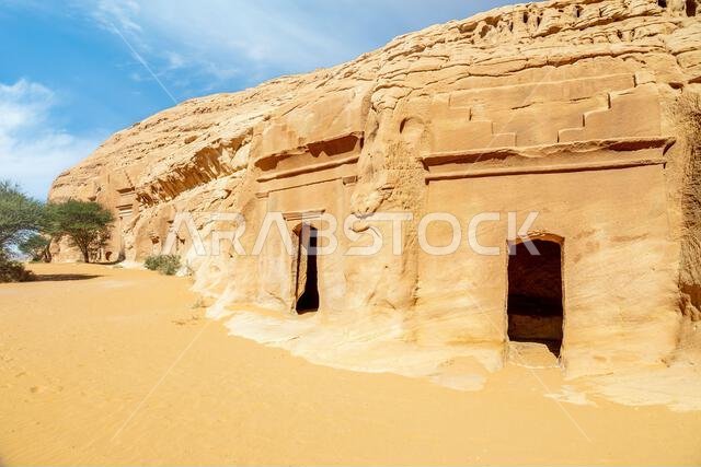 مجمع جبل البنات للمقابر النبطية، الهجرة، العلا، المملكة العربية السعودية