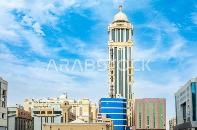 Modern buildings in Al Olaya the city center of Riyadh, Saudi Arabia