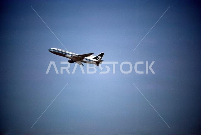 Jeddah Saudi Arabia Aeroplane in Flight