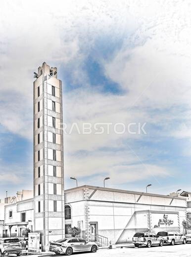 مسجد T2 - رسم تخطيطي