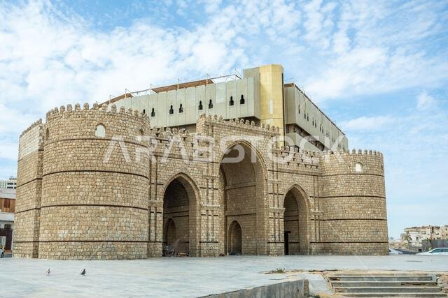 Baab Makkah, ruined fortified Mecca gate, Jeddah, Saudi Arabia