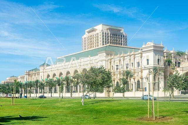 Jeddah Al Hamra corniche district park street, Saudi Arabia