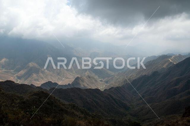 Asir Mountain range in South West Saudi Arabia