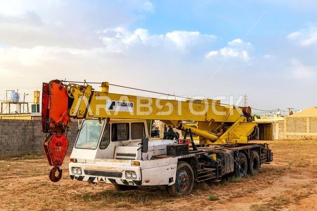 Abandoned Crane Truck
