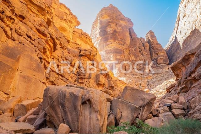 جبل عكمة، الوادي المقدس، العلا، المملكة العربية السعودية