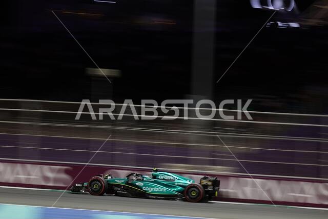 Jeddah, Saudi Arabia. 18th Mar, 2023. Fernando Alonso (ESP) Aston Martin F1 Team AMR23. 18.03.2023. Formula 1 World Championship, Rd 2, Saudi Arabian Grand Prix, Jeddah, Saudi Arabia, Qualifying Day. Photo credit should read: XPB/Press Association Images. Credit: XPB Images Ltd/Alamy Live News