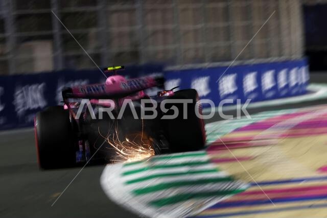 Jeddah, Saudi Arabia. 18th Mar, 2023. Pierre Gasly (FRA) Alpine F1 Team A523 sends sparks flying. Formula 1 World Championship, Rd 2, Saudi Arabian Grand Prix, Saturday 18th March 2023. Jeddah, Saudi Arabia. Credit: James Moy/Alamy Live News Jeddah, Saudi Arabia. 18th Mar, 2023. Pierre Gasly (FRA) Alpine F1 Team A523 sends sparks flying. Formula 1 World Championship, Rd 2, Saudi Arabian Grand Prix, Saturday 18th March 2023. Jeddah, Saudi Arabia. Credit: James Moy/Alamy Live News
