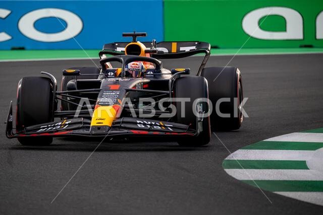 Jeddah, Saudi Arabia. 18th Mar, 2023. JEDDAH CORNICHE CIRCUIT, SAUDI ARABIA - MARCH 18: Max Verstappen, Red Bull Racing RB19 during the Saudi Arabian Grand Prix at Jeddah Corniche Circuit on Saturday March 18, 2023 in Jeddah, Saudi Arabia. (Photo by Michael Potts/BSR Agency) Credit: BSR Agency/Alamy Live News