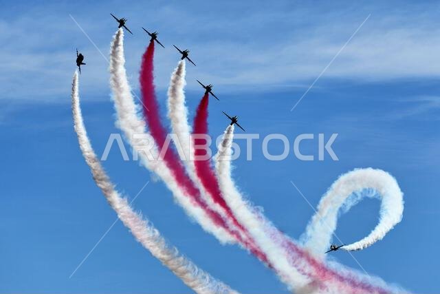 Jeddah, Saudi Arabia. 19th Mar, 2023. Atmosphere - air display. 19.03.2023. Formula 1 World Championship, Rd 2, Saudi Arabian Grand Prix, Jeddah, Saudi Arabia, Race Day. Photo credit should read: XPB/Press Association Images. Credit: XPB Images Ltd/Alamy Live News