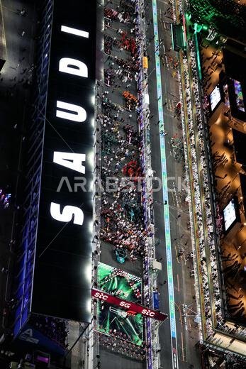 Jeddah, Saudi Arabia. 19th Mar, 2023. The grid before the start of the race. Formula 1 World Championship, Rd 2, Saudi Arabian Grand Prix, Sunday 19th March 2023. Jeddah, Saudi Arabia. Credit: James Moy/Alamy Live News