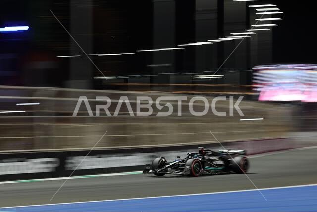 Jeddah, Saudi Arabia. 18th Mar, 2023. George Russell (GBR) Mercedes AMG F1 W14. 18.03.2023. Formula 1 World Championship, Rd 2, Saudi Arabian Grand Prix, Jeddah, Saudi Arabia, Qualifying Day. Photo credit should read: XPB/Press Association Images. Credit: XPB Images Ltd/Alamy Live News
