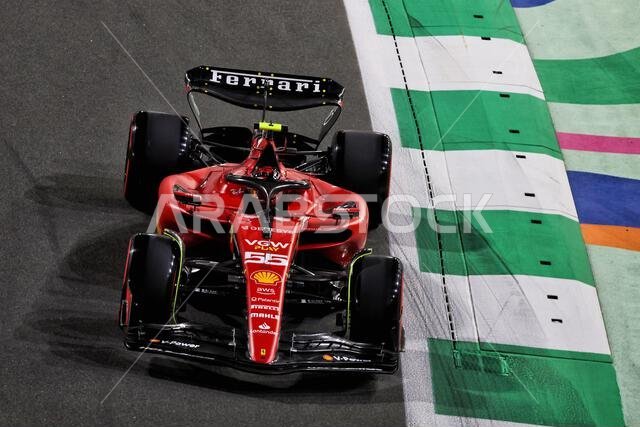 Jeddah, Saudi Arabia. 18th Mar, 2023. Carlos Sainz Jr (ESP) Ferrari SF-23. 18.03.2023. Formula 1 World Championship, Rd 2, Saudi Arabian Grand Prix, Jeddah, Saudi Arabia, Qualifying Day. Photo credit should read: XPB/Press Association Images. Credit: XPB Images Ltd/Alamy Live News