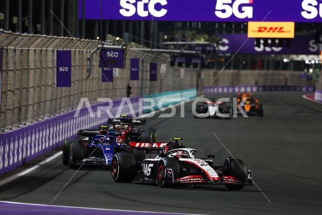 Jeddah, Saudi Arabia. 19th Mar, 2023. Nico Hulkenberg (GER) Haas VF-23. Formula 1 World Championship, Rd 2, Saudi Arabian Grand Prix, Sunday 19th March 2023. Jeddah, Saudi Arabia. Credit: James Moy/Alamy Live News