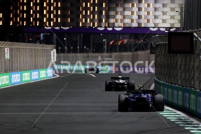 Jeddah, Saudi Arabia. 19th Mar, 2023. Logan Sargeant (USA) Williams Racing FW45. 19.03.2023. Formula 1 World Championship, Rd 2, Saudi Arabian Grand Prix, Jeddah, Saudi Arabia, Race Day. Photo credit should read: XPB/Press Association Images. Credit: XPB Images Ltd/Alamy Live News