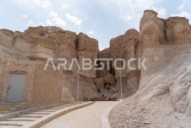 Al-Qarah Mountain or Jabal Al-Qarah, Al Hofuf Saudi Arabia