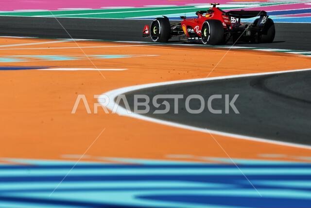 Jeddah, Saudi Arabia. 17th Mar, 2023. Carlos Sainz Jr (ESP) Ferrari SF-23. Formula 1 World Championship, Rd 2, Saudi Arabian Grand Prix, Friday 17th March 2023. Jeddah, Saudi Arabia. Credit: James Moy/Alamy Live News