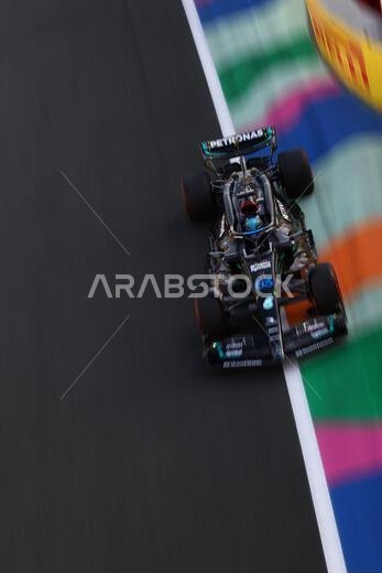 Jeddah, Saudi Arabia. 17th Mar, 2023. George Russell (GBR) Mercedes AMG F1 W14. Formula 1 World Championship, Rd 2, Saudi Arabian Grand Prix, Friday 17th March 2023. Jeddah, Saudi Arabia. Credit: James Moy/Alamy Live News