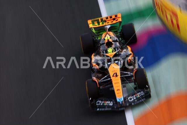 Jeddah, Saudi Arabia. 17th Mar, 2023. Lando Norris (GBR) McLaren MCL60. Formula 1 World Championship, Rd 2, Saudi Arabian Grand Prix, Friday 17th March 2023. Jeddah, Saudi Arabia. Credit: James Moy/Alamy Live News