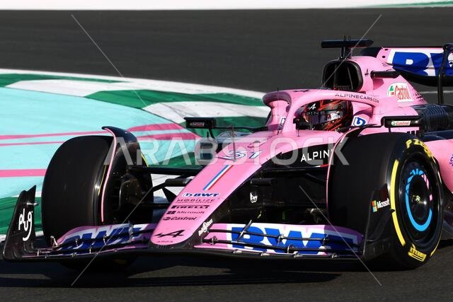 Jeddah, Saudi Arabia. 17th Mar, 2023. Esteban Ocon (FRA) Alpine F1 Team A523. Formula 1 World Championship, Rd 2, Saudi Arabian Grand Prix, Friday 17th March 2023. Jeddah, Saudi Arabia. Credit: James Moy/Alamy Live News