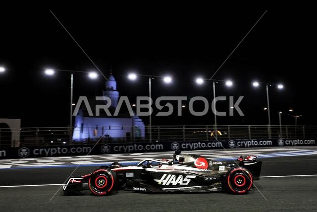 Jeddah, Saudi Arabia. 17th Mar, 2023. Kevin Magnussen (DEN) Haas VF-23. 17.03.2023. Formula 1 World Championship, Rd 2, Saudi Arabian Grand Prix, Jeddah, Saudi Arabia, Practice Day. Photo credit should read: XPB/Press Association Images. Credit: XPB Images Ltd/Alamy Live News