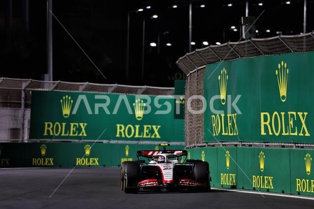 Jeddah, Saudi Arabia. 17th Mar, 2023. Nico Hulkenberg (GER) Haas VF-23. Formula 1 World Championship, Rd 2, Saudi Arabian Grand Prix, Friday 17th March 2023. Jeddah, Saudi Arabia. Credit: James Moy/Alamy Live News
