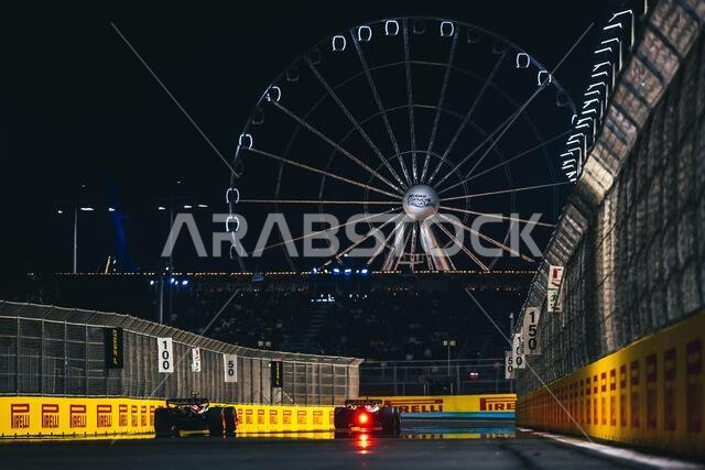 Jeddah, Saudi Arabia. 17th Mar, 2023. Kevin Magnussen (DEN) Haas VF-23 and Nico Hulkenberg (GER) Haas VF-23. 17.03.2023. Formula 1 World Championship, Rd 2, Saudi Arabian Grand Prix, Jeddah, Saudi Arabia, Practice Day. Photo credit should read: XPB/Press Association Images. Credit: XPB Images Ltd/Alamy Live News