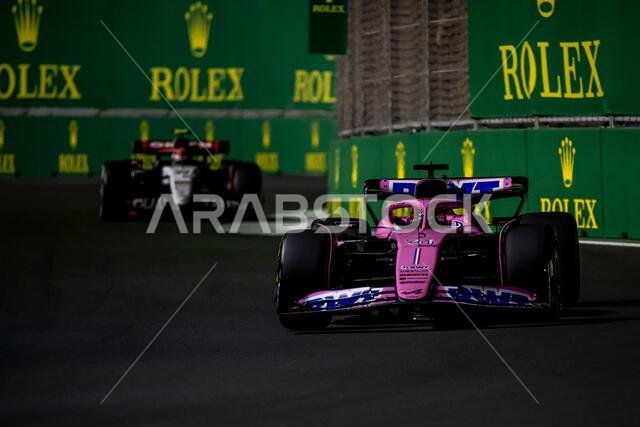 Jeddah, Saudi Arabia, March 17, Esteban Ocon, from France competes for Alpine . Practice, round 2 of the 2023 Formula 1 championship. Credit: Michael Potts/Alamy Live News Jeddah, Saudi Arabia, March 17, Esteban Ocon, from France competes for Alpine . Practice, round 2 of the 2023 Formula 1 championship. Credit: Michael Potts/Alamy Live News