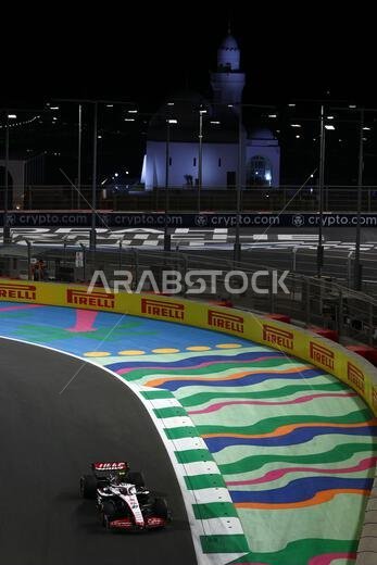 Jeddah, Saudi Arabia. 17th Mar, 2023. Nico Hulkenberg (GER) Haas VF-23. Formula 1 World Championship, Rd 2, Saudi Arabian Grand Prix, Friday 17th March 2023. Jeddah, Saudi Arabia. Credit: James Moy/Alamy Live News