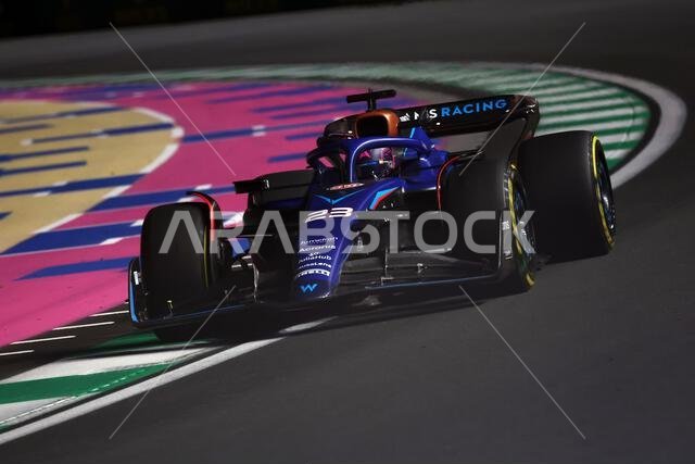 Jeddah, Saudi Arabia. 17th Mar, 2023. Alexander Albon (THA) Williams Racing FW45. Formula 1 World Championship, Rd 2, Saudi Arabian Grand Prix, Friday 17th March 2023. Jeddah, Saudi Arabia. Credit: James Moy/Alamy Live News