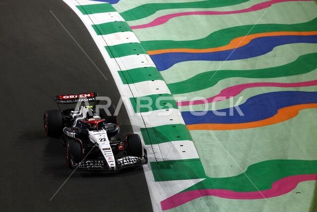 Jeddah, Saudi Arabia. 17th Mar, 2023. Yuki Tsunoda (JPN) AlphaTauri AT04. Formula 1 World Championship, Rd 2, Saudi Arabian Grand Prix, Friday 17th March 2023. Jeddah, Saudi Arabia. Credit: James Moy/Alamy Live News