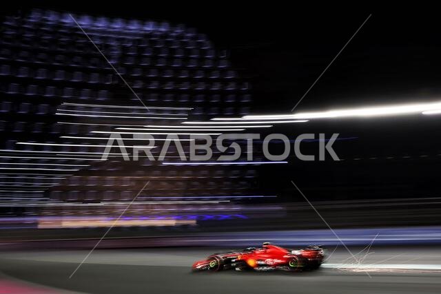 Jeddah, Saudi Arabia. 17th Mar, 2023. Carlos Sainz Jr (ESP) Ferrari SF-23. Formula 1 World Championship, Rd 2, Saudi Arabian Grand Prix, Friday 17th March 2023. Jeddah, Saudi Arabia. Credit: James Moy/Alamy Live News