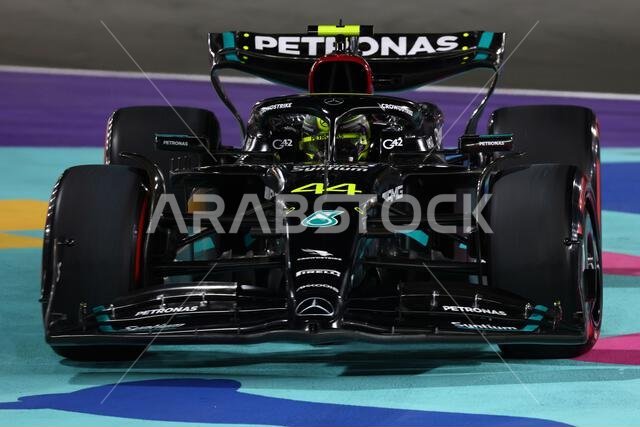 Jeddah, Saudi Arabia. 17th Mar, 2023. Lewis Hamilton (GBR) Mercedes AMG F1 W14 runs wide. Formula 1 World Championship, Rd 2, Saudi Arabian Grand Prix, Friday 17th March 2023. Jeddah, Saudi Arabia. Credit: James Moy/Alamy Live News Jeddah, Saudi Arabia. 17th Mar, 2023. Lewis Hamilton (GBR) Mercedes AMG F1 W14 runs wide. Formula 1 World Championship, Rd 2, Saudi Arabian Grand Prix, Friday 17th March 2023. Jeddah, Saudi Arabia. Credit: James Moy/Alamy Live News