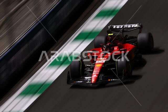 Jeddah, Saudi Arabia. 17th Mar, 2023. Carlos Sainz Jr (ESP) Ferrari SF-23. Formula 1 World Championship, Rd 2, Saudi Arabian Grand Prix, Friday 17th March 2023. Jeddah, Saudi Arabia. Credit: James Moy/Alamy Live News
