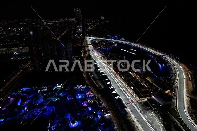 جدة، المملكة العربية السعودية. ١٨ مارس ٢٠٢٣. إستيبان أوكون (فرنسا)، فريق ألبين للفورمولا ١، سيارة A523. بطولة العالم للفورمولا ١، الجولة الثانية، جائزة السعودية الكبرى، السبت ١٨ مارس ٢٠٢٣. جدة، المملكة العربية السعودية. حقوق الصورة: جيمس موي/ألامي لايف نيوز