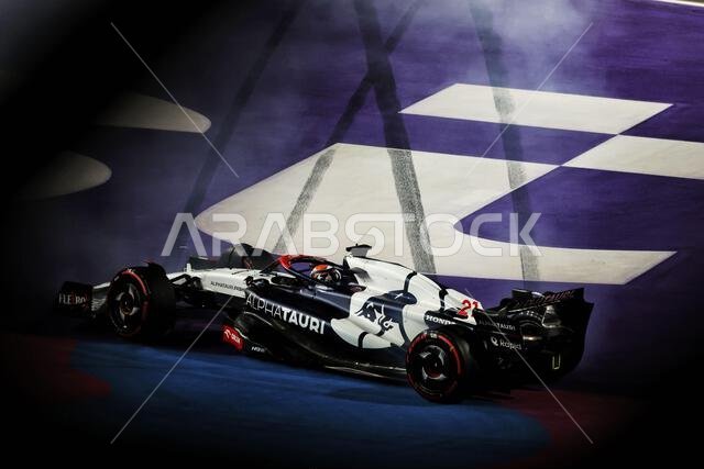 Jeddah, Saudi Arabia. 18th Mar, 2023. Nyck de Vries (NLD) AlphaTauri AT04 spins. 18.03.2023. Formula 1 World Championship, Rd 2, Saudi Arabian Grand Prix, Jeddah, Saudi Arabia, Qualifying Day. Photo credit should read: XPB/Press Association Images. Credit: XPB Images Ltd/Alamy Live News Jeddah, Saudi Arabia. 18th Mar, 2023. Nyck de Vries (NLD) AlphaTauri AT04 spins. 18.03.2023. Formula 1 World Championship, Rd 2, Saudi Arabian Grand Prix, Jeddah, Saudi Arabia, Qualifying Day. Photo credit should read: XPB/Press Association Images. Credit: XPB Images Ltd/Alamy Live News